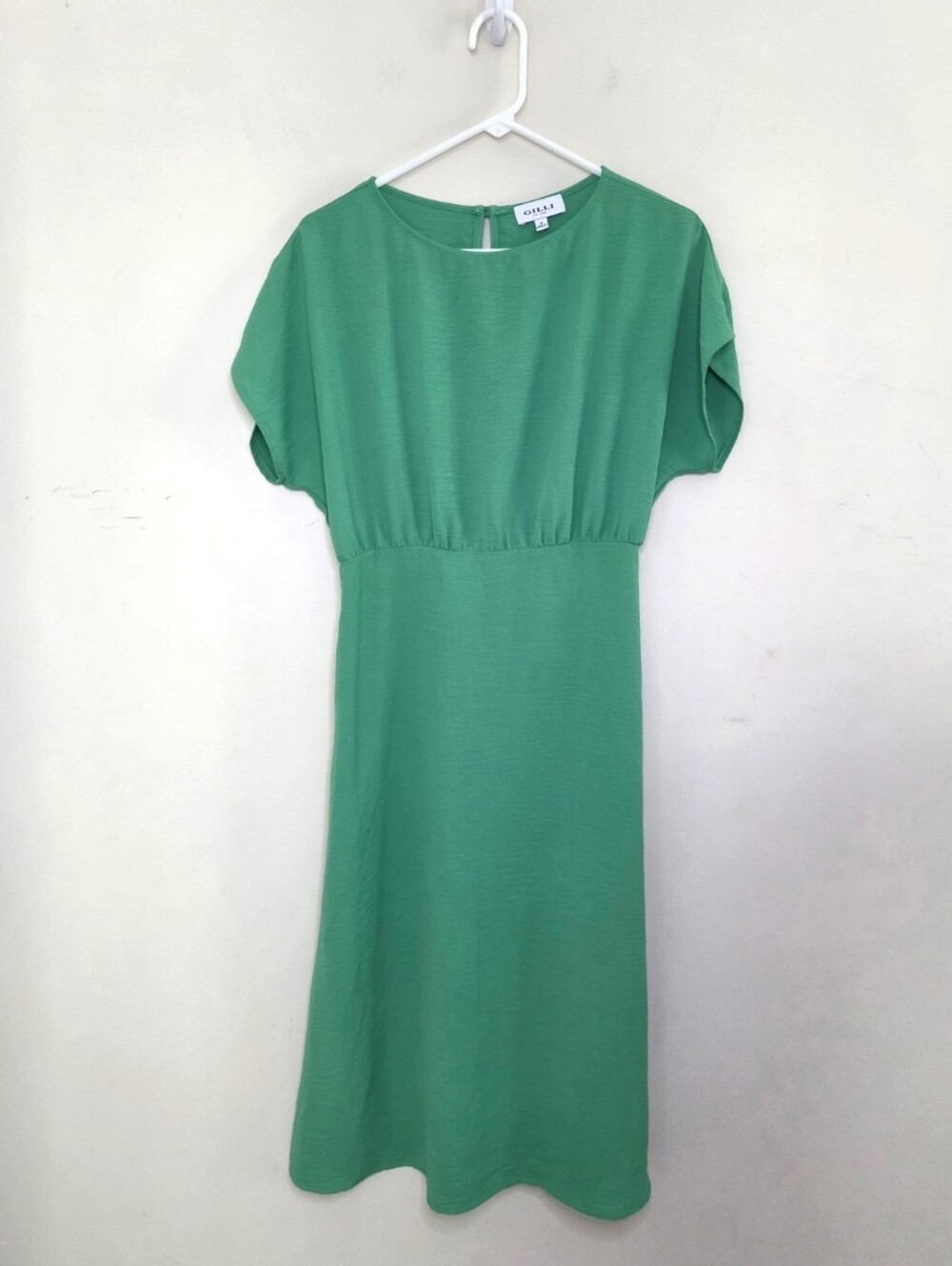 Women's Gilli Green Midi Length Dress Sz Medium